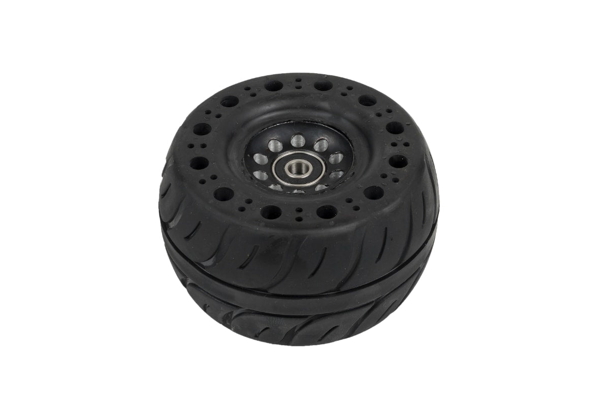 115mm Airless Rubber Electric Skateboard Wheel Kit